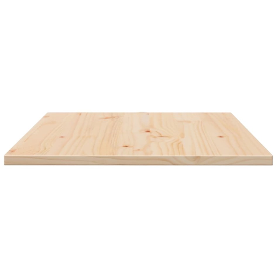 Tablero de mesa rectangular 3 uds madera de pino 80x47x1,7