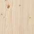Tablero de mesa rectangular 3 uds madera de pino 80x47x2,5