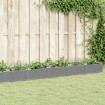 Jardinera con clavijas PP gris claro 362,5x42,5x28,5 cm