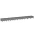 Jardinera con clavijas PP gris claro 362,5x42,5x28,5