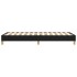 Estructura de cama sin colchón tela negro 90x200