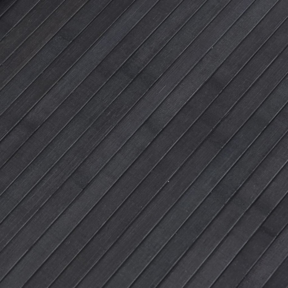 Biombo divisor de bambú gris 165x400