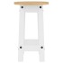 Taburetes altos de cocina 2 uds madera maciza de pino