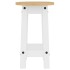 Taburetes altos de cocina 2 uds madera maciza de pino