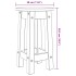 Taburetes altos de cocina 2 uds madera maciza de