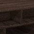 Mesa de centro madera de ingeniería roble marrón 70x70x29
