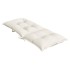 Cojines silla respaldo alto 4 uds tela crema melange
