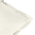 Cojines silla respaldo alto 4 uds tela crema melange