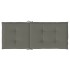 Cojines para silla respaldo alto 6 uds tela gris oscuro