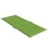 Cojines silla respaldo alto 6 uds tela verde melange