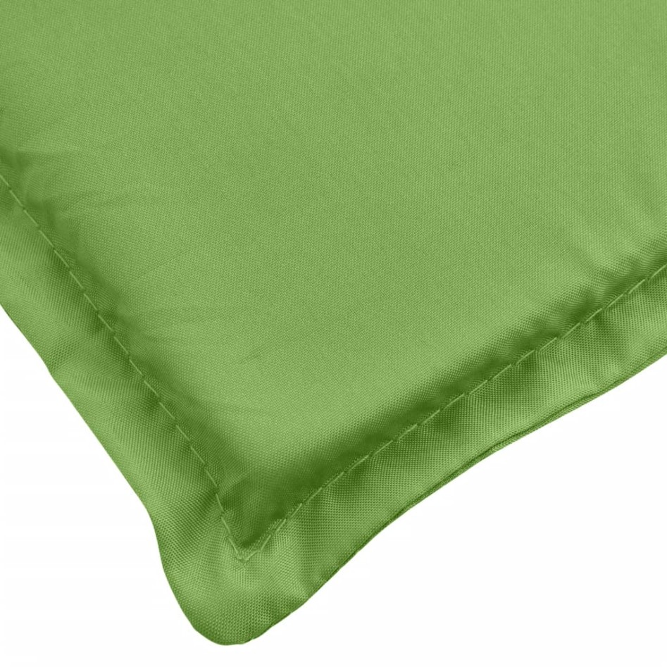 Cojines silla respaldo alto 6 uds tela verde melange