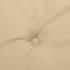Cojines silla respaldo alto 4 uds tela beige melange