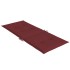 Cojines para silla respaldo alto 6 uds tela rojo tinto