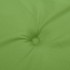 Cojines silla respaldo bajo 6 ud tela verde melange 100x50x4