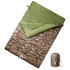 Saco de dormir doble y almohadas camping adultos 3-4