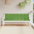 Cojines para banco jardín 2 uds tela verde melange 200x50x7