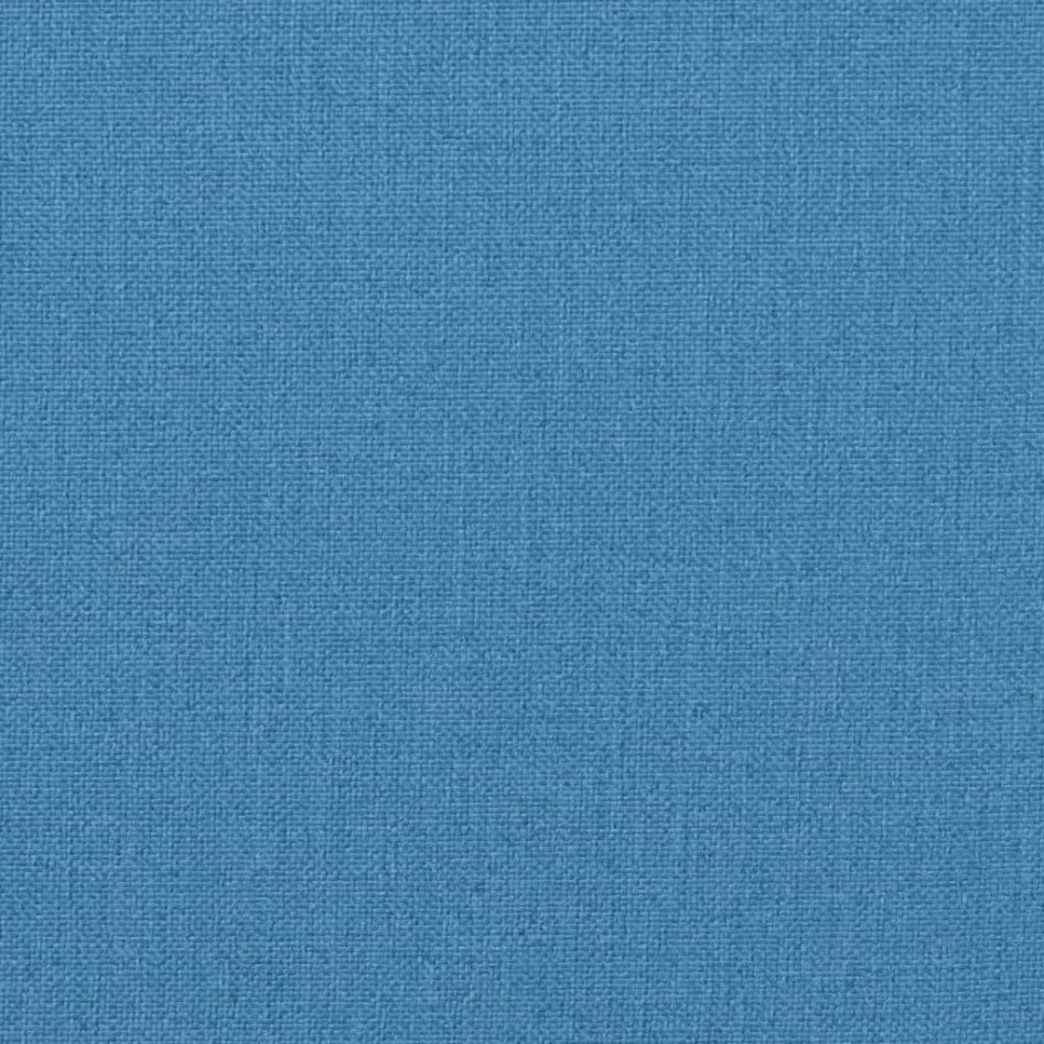Cojines para banco jardín 2 uds tela azul melange 180x50x7