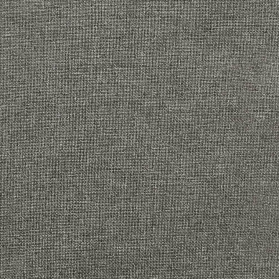 Cojines banco jardín 2 uds tela gris oscuro melange 150x50x7