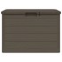 Baúl para cojines polipropileno marrón 77,5x44,5x53