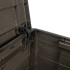 Baúl para cojines polipropileno marrón 77,5x44,5x53