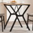 Patas de mesa de comedor estructura Y acero 60x60x73
