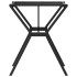 Patas de mesa de comedor estructura Y acero 60x60x73
