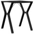 Patas de mesa de comedor estructura Y acero 60x60x73