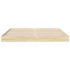 Estructura de cama sin colchón roble Sonoma 200x200