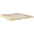 Estructura de cama sin colchón roble Sonoma 200x200
