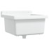 Fregadero lavabo de pared resina blanco 40x40x24