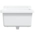 Fregadero lavabo de pared resina blanco 40x40x24