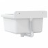 Fregadero lavabo de pared resina blanco 40x40x24