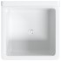 Fregadero lavabo de pared resina blanco 40x40x24