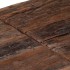 Mesa consola acero inoxidable madera maciza traviesa
