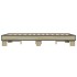 Estructura cama madera ingeniería metal roble Sonoma 120x190