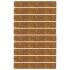 Bordes de césped acero corten flexible 10 piezas 15x103