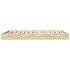 Estructura de cama sin colchón madera roble Sonoma 120x200