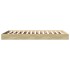 Estructura de cama sin colchón madera roble Sonoma 100x200