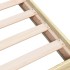 Estructura de cama sin colchón madera roble Sonoma 100x200