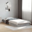 Estructura de cama madera de ingeniería gris hormigón 90x200cm