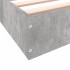 Estructura de cama madera de ingeniería gris hormigón