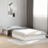 Estructura de cama madera de ingeniería blanca 90x190