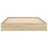 Estructura de cama sin colchón madera roble Sonoma 90x190