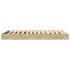Estructura de cama sin colchón madera roble Sonoma 90x190