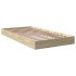 Estructura de cama sin colchón madera roble Sonoma 90x190