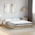 Estructura de cama sin colchón madera roble Sonoma 120x190