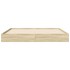 Estructura de cama sin colchón madera roble Sonoma 120x190