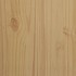 Mesita de noche FLORO madera de pino marrón cera 45x39x57