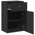 Armario de almacenaje madera de ingeniería negro 56,5x39x90