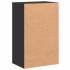 Armario de almacenaje madera de ingeniería negro 56,5x39x90